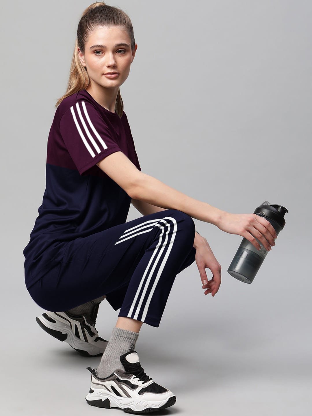 Adidas Tracksuit For Women - Black & Green