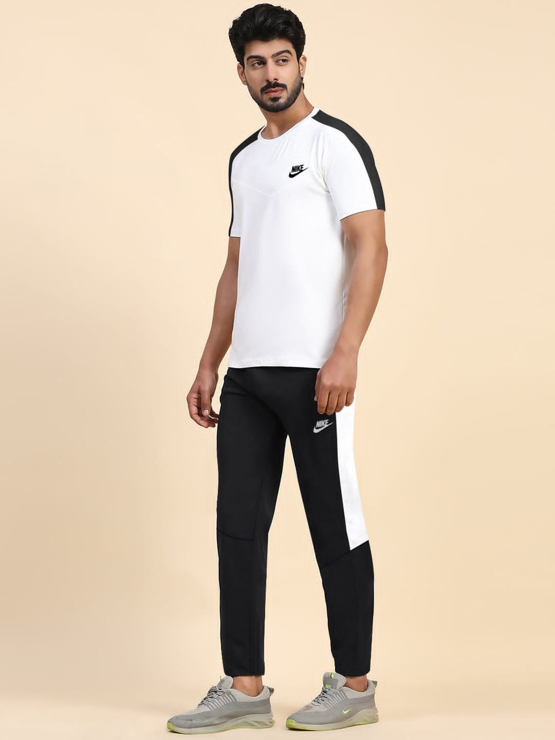 Nike Tracksuit For Men - White & Black